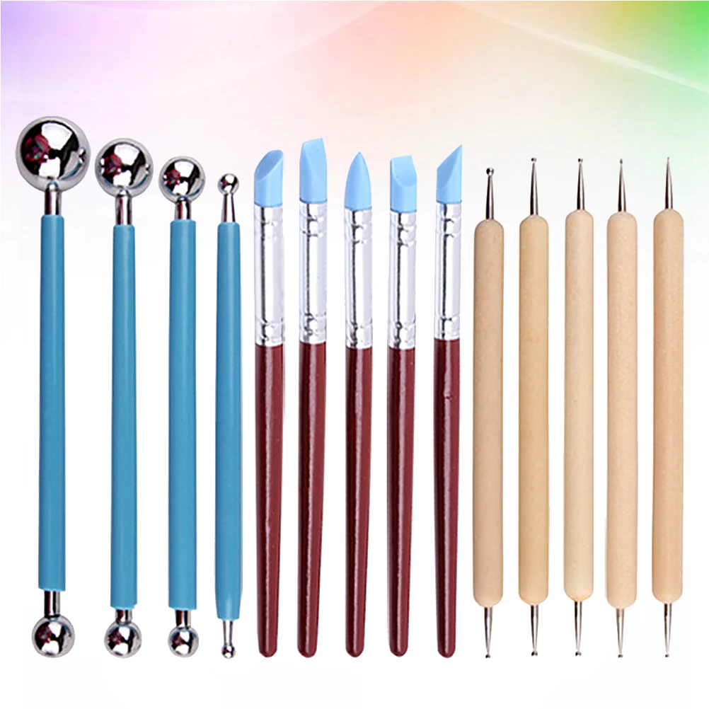 

Pottery Tools -Friendly Clay Sculpting Tool Set For Carving Shaping Modeling Trimming Ceramics Polymer Air Dry Art