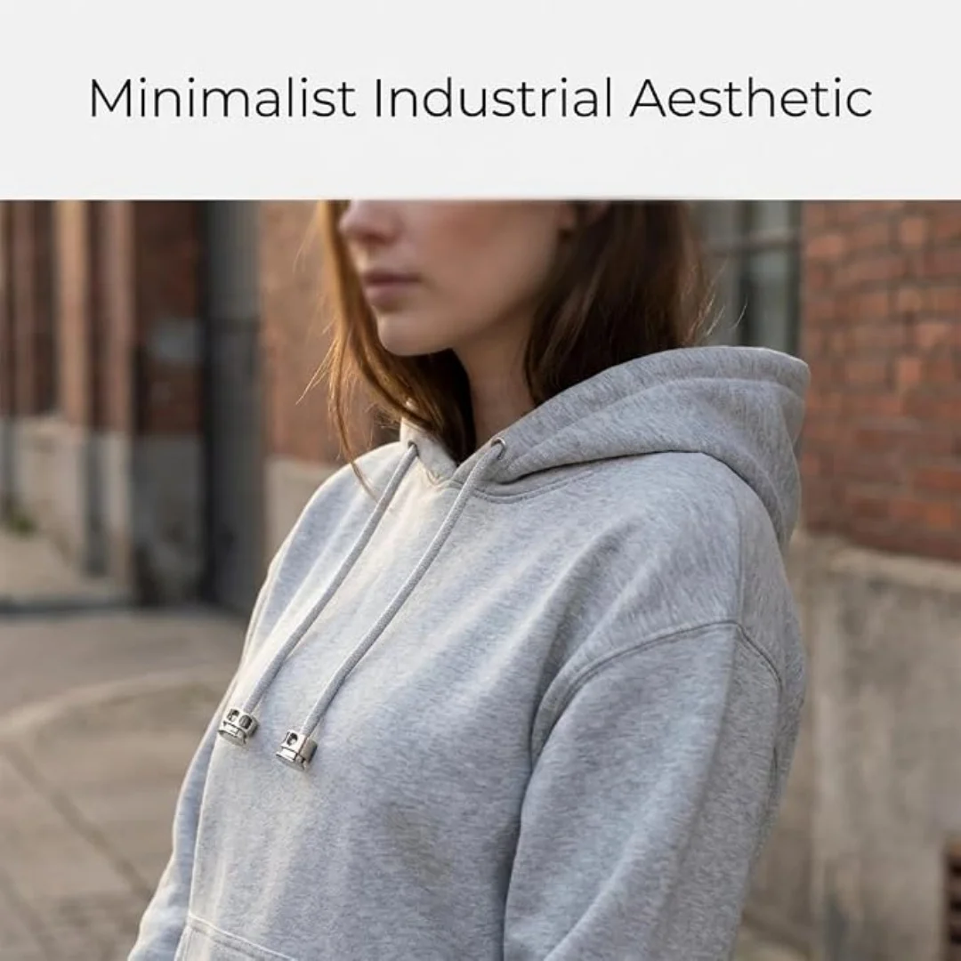 Pants String Lock Smooth Clothing Spring Buckle Adjustable Metal Drawstring Toggle High-Toughness Zinc Alloy Spring Cord Lock