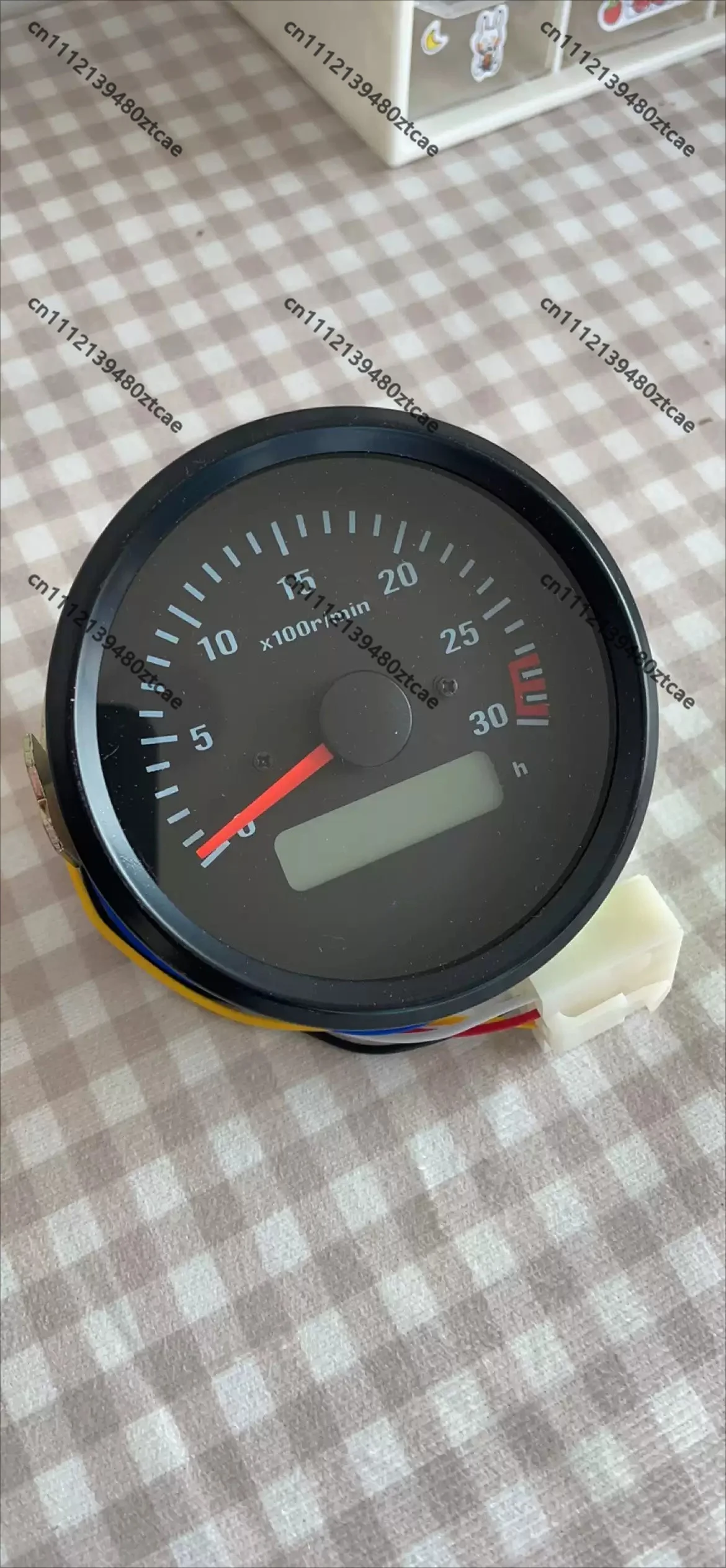 Engine Tach Hour Meter RPM Counter Digital Timer For Diesel Generator Construction Machinery