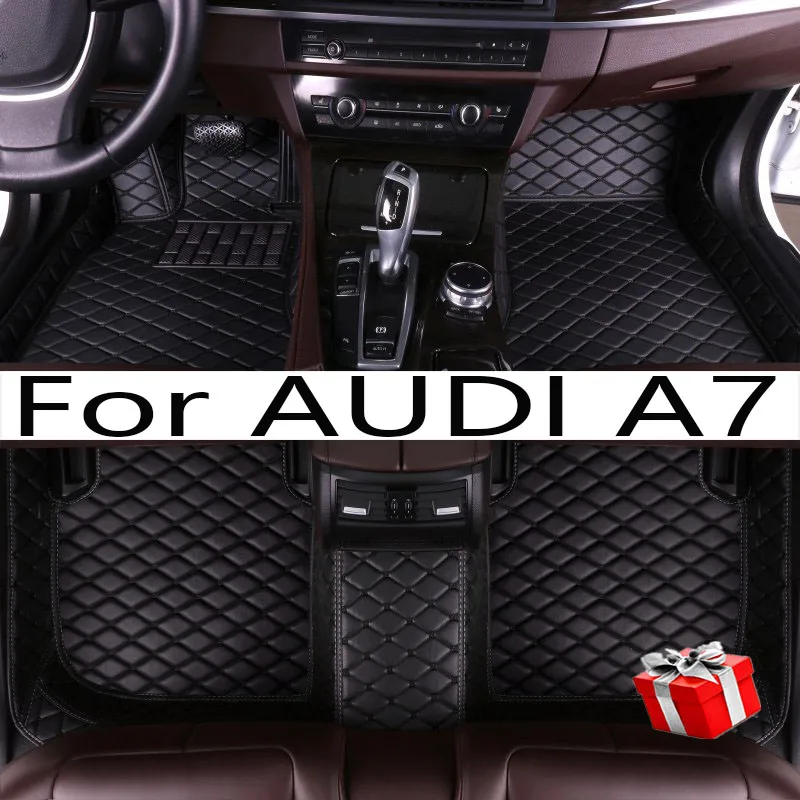 

Автомобильные коврики для AUDI A7 2012 2013 2014 2015 2016 2017 2018 на заказ автомобильные подушечки для ног автомобильный ковер чехол