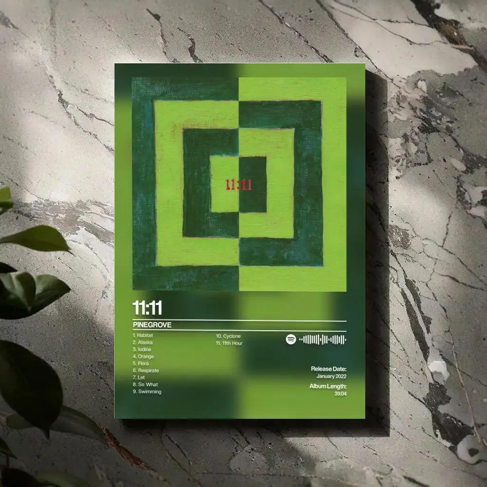 

Pinegrove Poster Prints Canvas Painting Wall Art Picture Living Room Home Decor Tracklist Music Album Cover