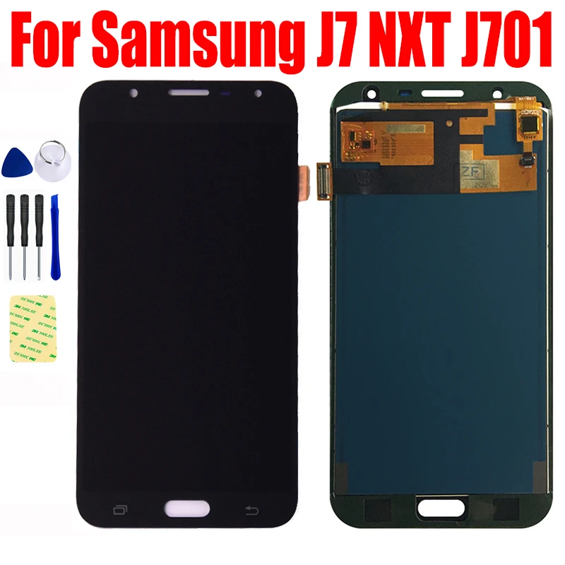 For Samsung Galaxy J7 NXT J701 J701F LCD Display Panel Monitor Module Matrix with Touch Screen J701 Digitizer Sensor Assembly