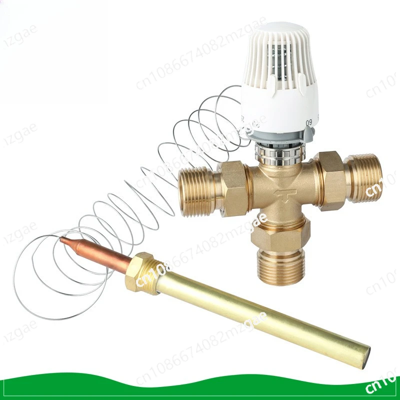 

DN25 Energy saving 30-70 degree control Floor heating system thermostatic radiator valve M30*1.5 Remote controller 3 way valve