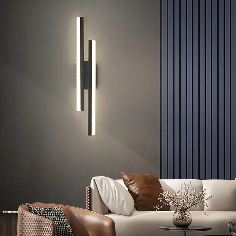 longa faixa lampadas de parede luxo criativo quarto luzes lampada cabeceira design simples e moderno nordic sala estar tv lampada parede 01