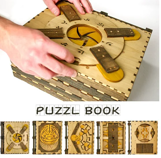 Code book puzzle level 10 high difficulty hell level three-dimensional puzzle assembly toy mechanism decryption box
