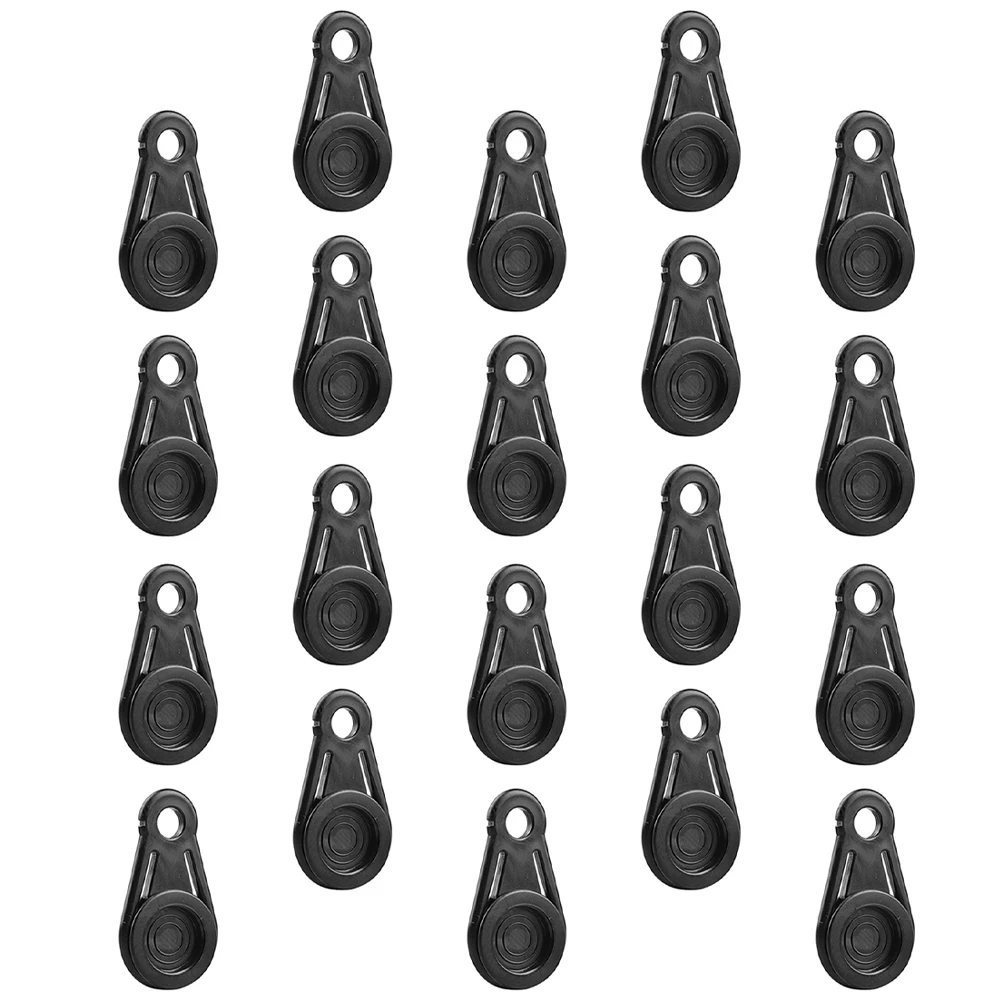 

16 Pcs Plastic Waterproof Durable Camping Tarp Tent Clamps Clips Awnings Caravans Tarps Canvas Boat Covers Outdoor