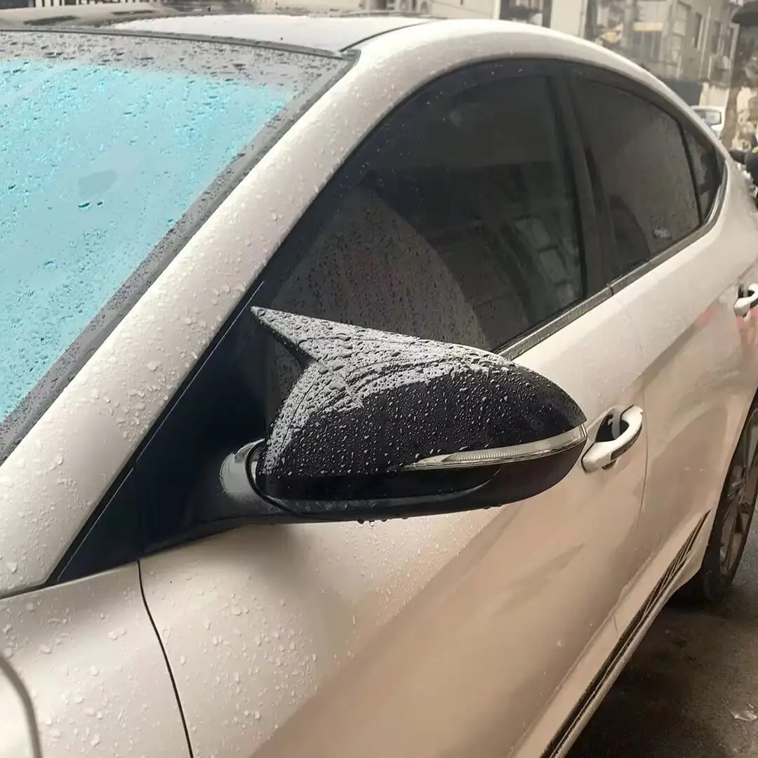 For Hyundai i30 Elantra Avante AD 2016 2017 2018 2019 2020 Auto Rearview Mirror Cover Trims Decoration Sticker Car Accessories
