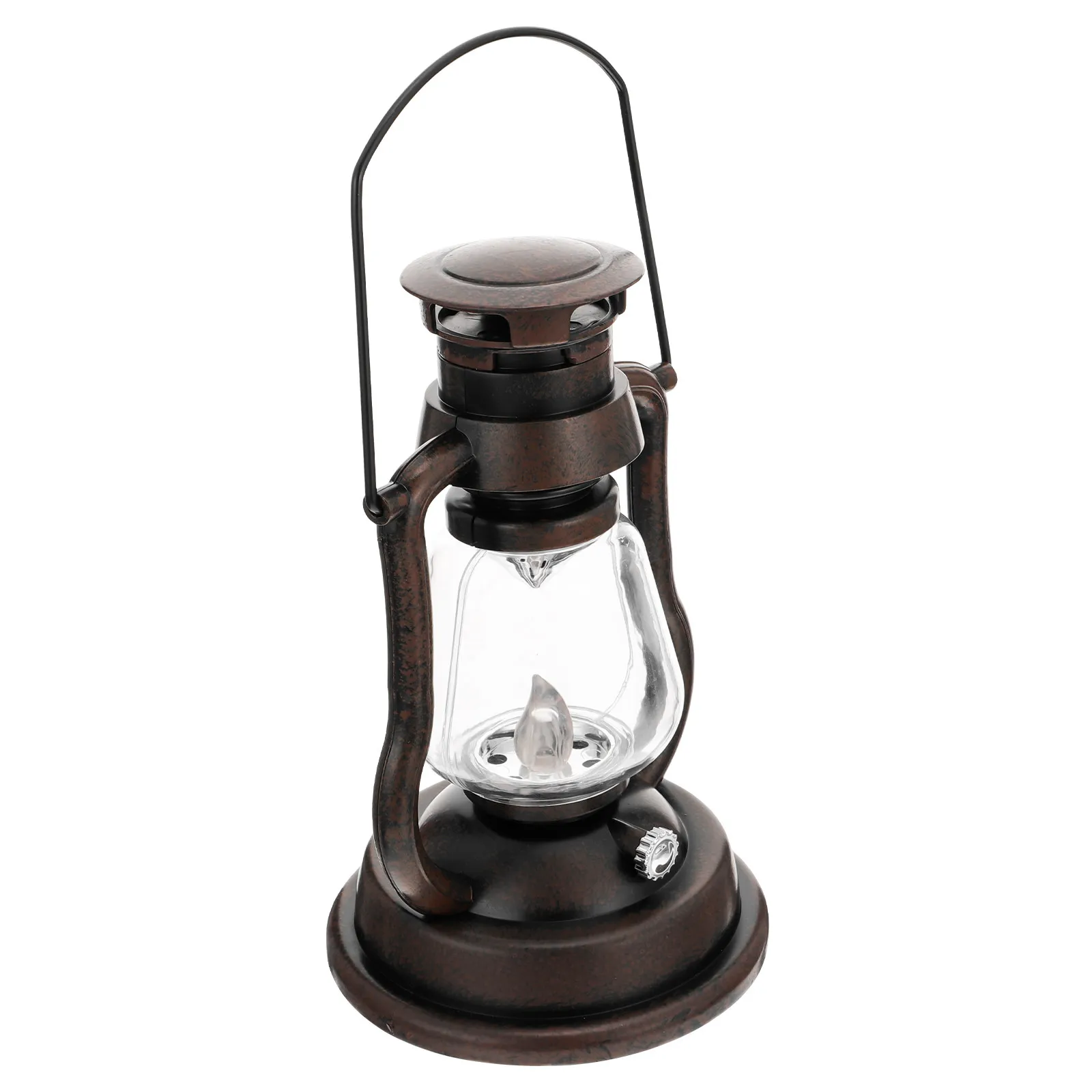 1Pcs Vintage Handheld Lantern Retro Lamp Decorative Night Light for Indoor Outdoor Scene Layout Festival Warm Ambience
