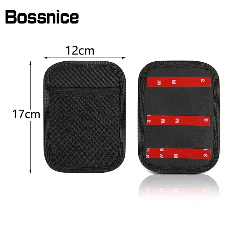 Bossnice 1Pcs Universal Car Storage Bag Net Pocket Car Seat Organizer Mesh Bag Truck SUV Auto Interior Accessories Phone Holder