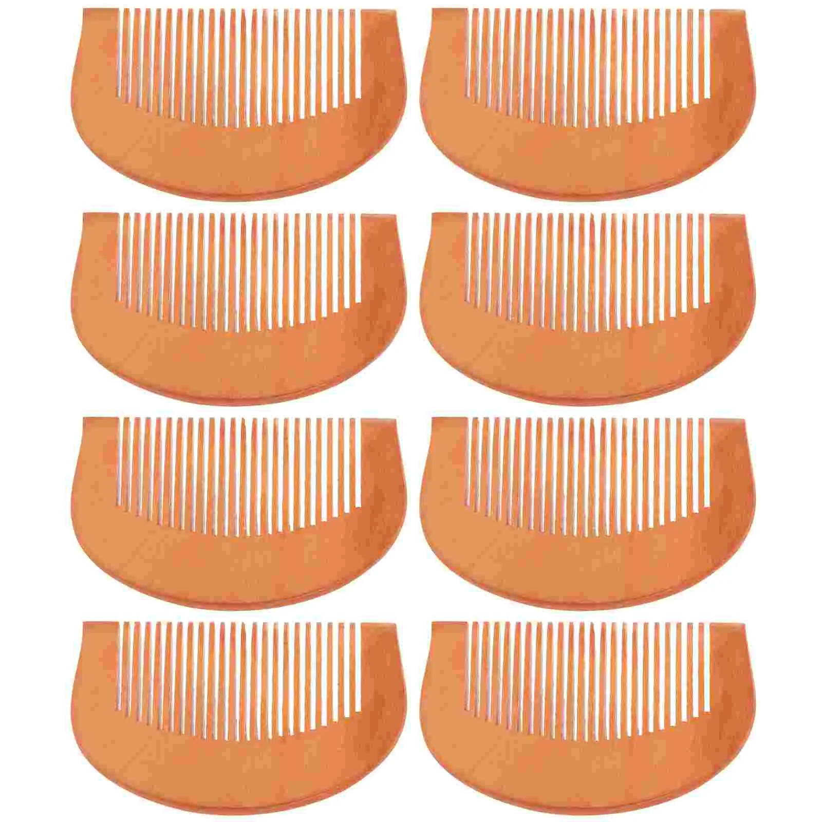 

Гребень деревянный антистатический, небольшая расческа для мелких зубов, карманный, 8 шт.