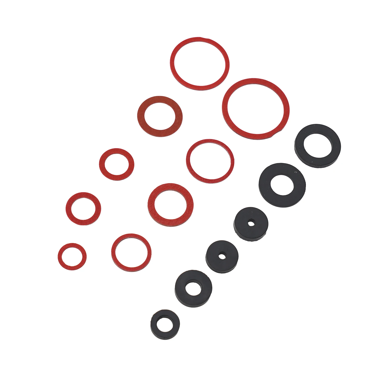 Comprehensive O Ring and Hydraulic Seal Assortment 141 Pieces of Flat Gaskets for Plumbing Bearings and Valves