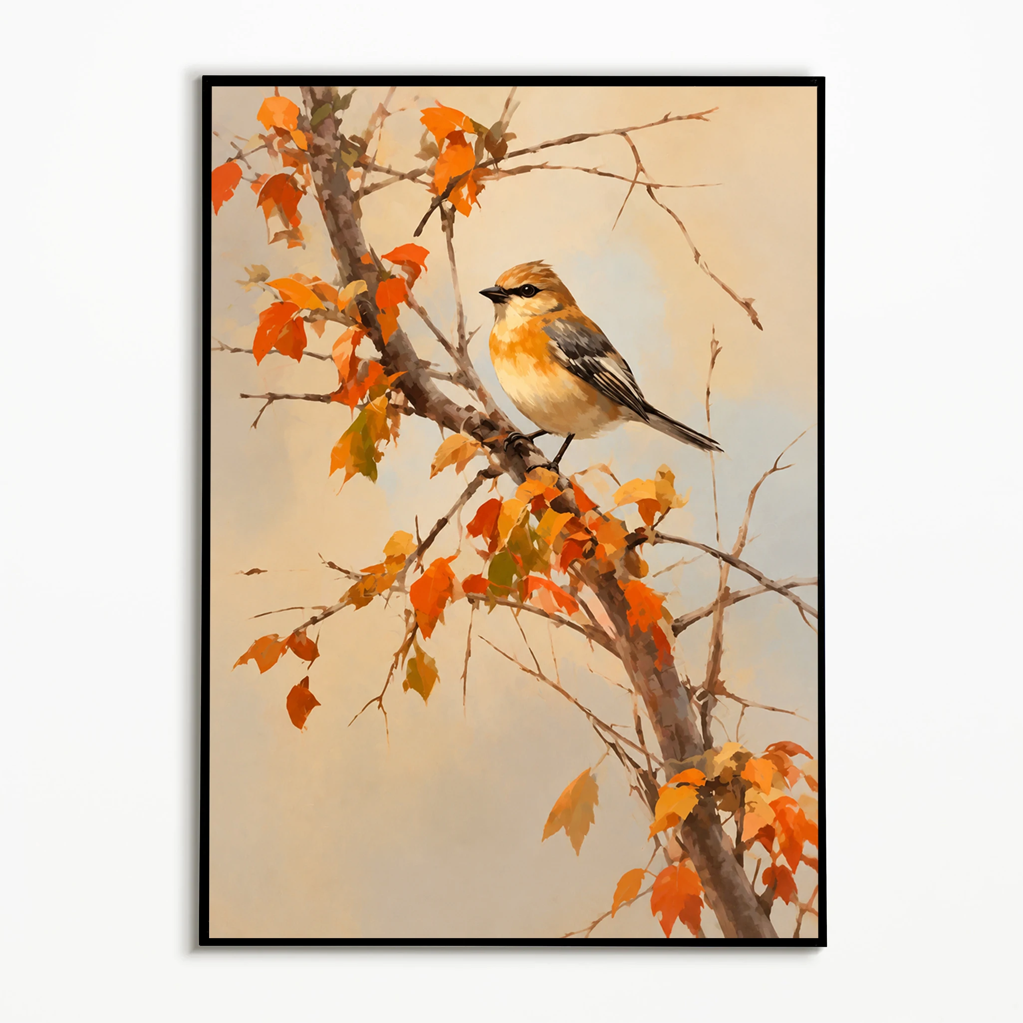 1PC Vintage Wall Art Autumn Wildflower Meadow Posters Canvas Painting Home Decor Room Wall Decor Gallery Wall Prints Fall Gifts