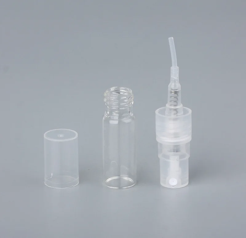 8/16pcs 2ml Mini Perfume Bottle glass Spray Refillable Empty Bottles Cosmetic Containers Portable Perfume Atomizer
