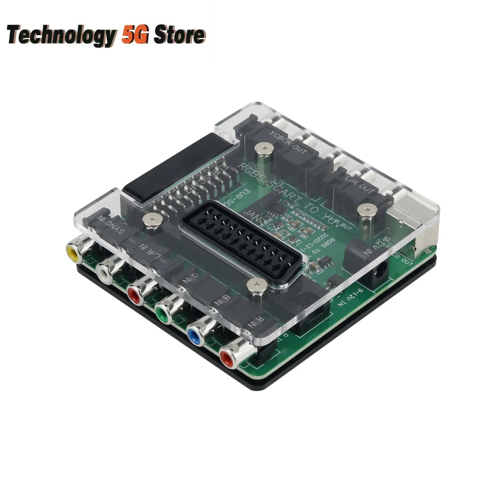 

Video Converter RGBS/SCART to YUV YCBCR/S-Video for Dreamcast SEGA SFC PS2 MD SS Retro Game Console