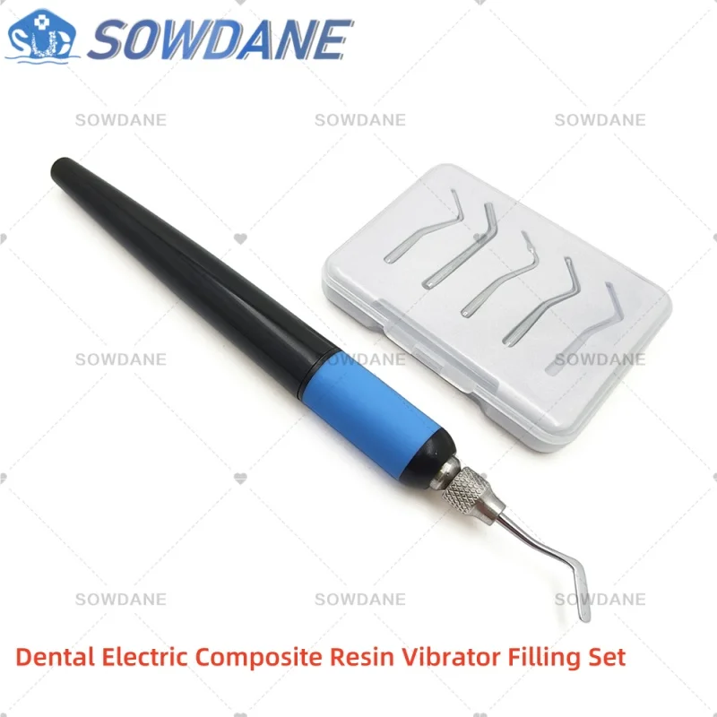 Dental Composite Resin Sound Wave Vibrator Filling Set Endodontic Root Canal Shake Filler Resin Plugger Shaping Spatula no cell