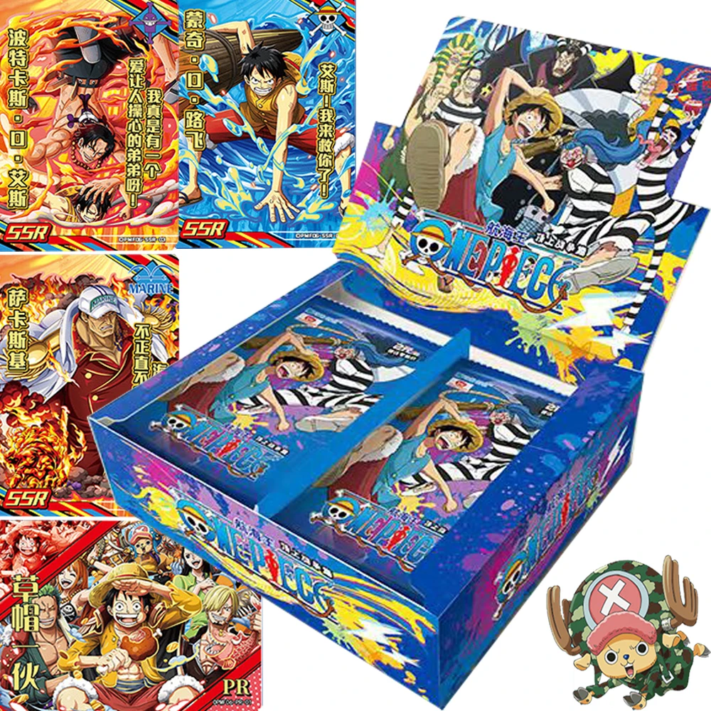 

New Anime One Piece Game Collection Cards Top War Chapter Luffy Ace Character Classics Hot Stamping Flash Cards Kids Toys Gifts