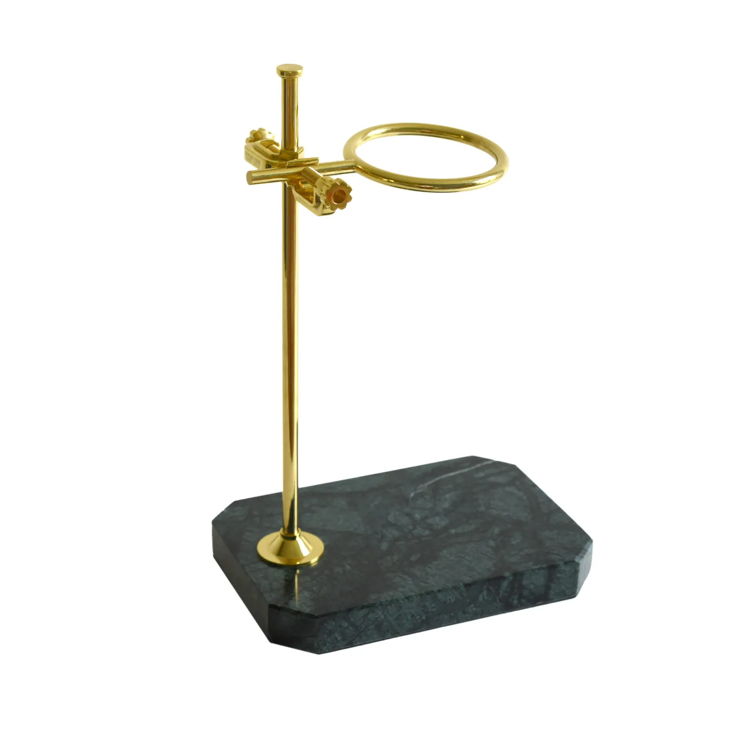 Brass Bracket, Marble Base, Hand-brewed Coffee Rack.