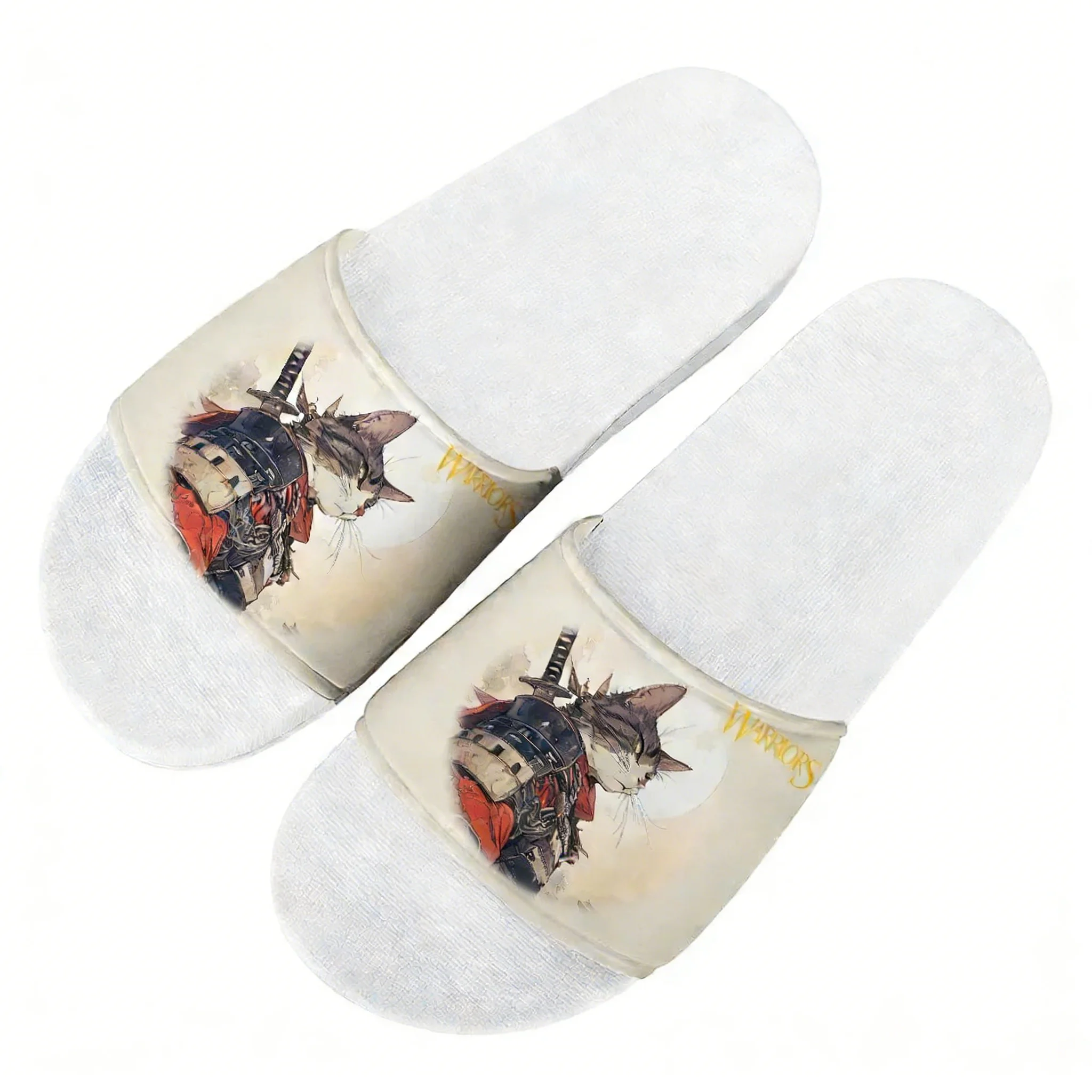 

Cat Warrior Animation Sandals Home Slippers Water Shoes Mens Womens Teenagers Sandal Bathroom Beach Swimming Pool Custom Slipper