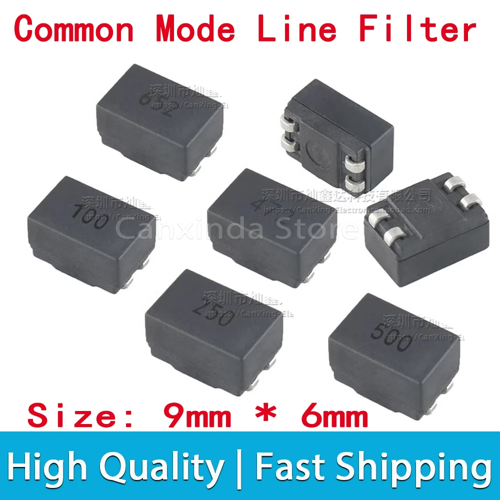 5pcs SRF0905 Common Mode Inductor Inductance Molding Choke Coil Power Filter SMD 10uH 25uH 50uH 250uH 470uH 500uH 1mH 2mH 4.7mH