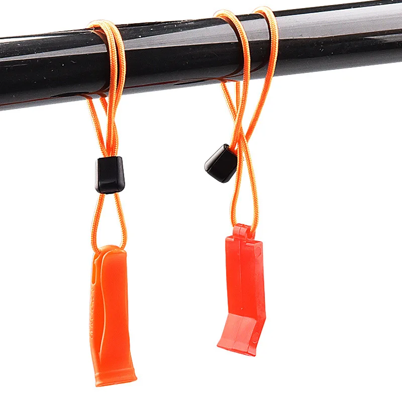 Outdoor Camping Whistle Plastic Field Sports Life-saving Whistle Set Survival Supplies Mini Whistle Camping Equipment Multitool