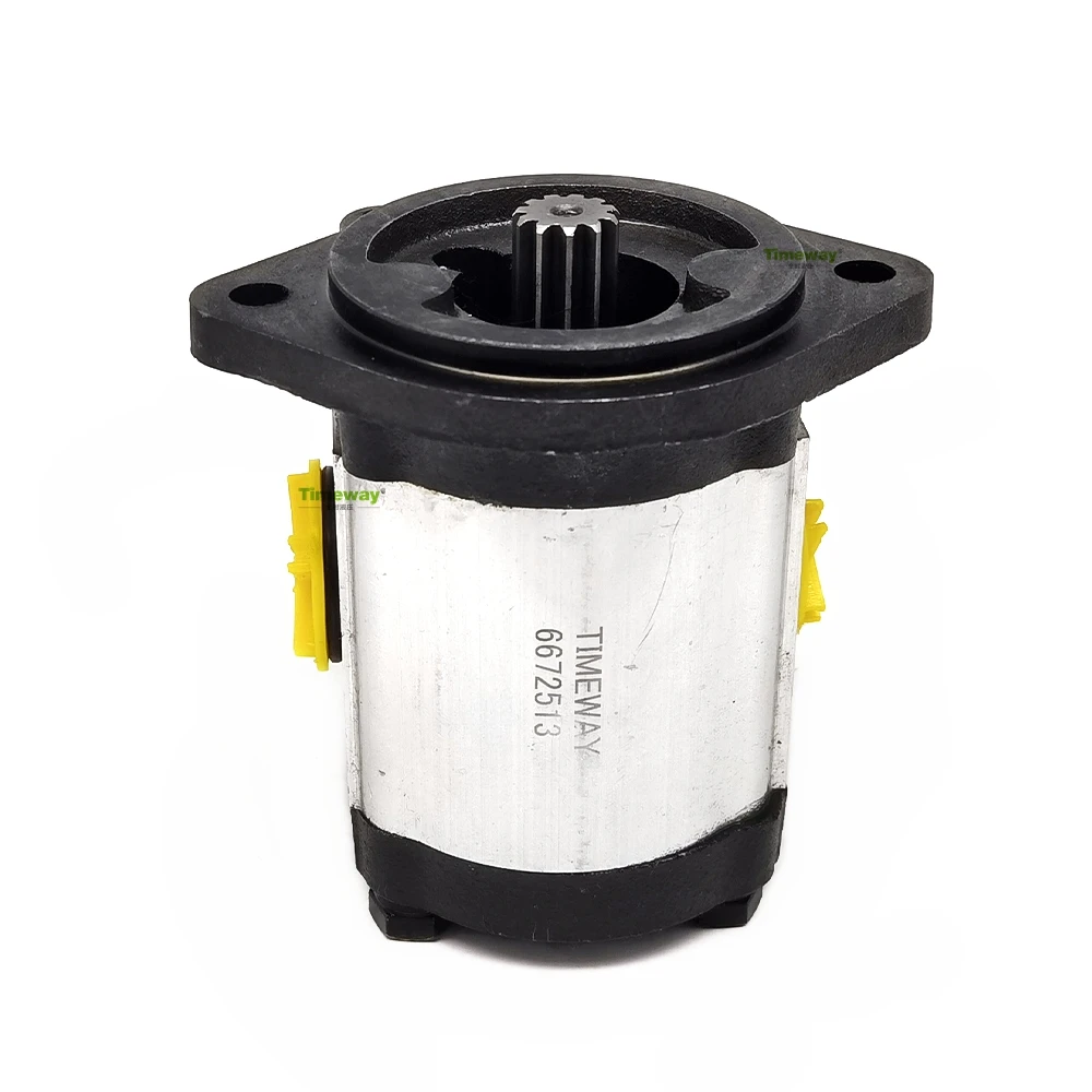 6672513 Hydraulic Pump Gear Pump 6672513 Skid Steer Loader Oil Pump Hydraulic Gear Pump for Bobcat 733 751 753 763 773 Skidsteer