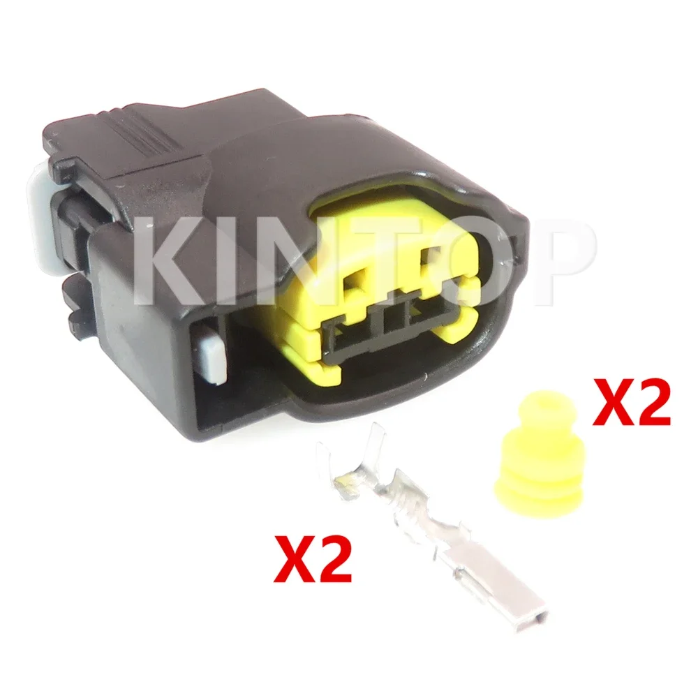 1 Set 2 Pins Car Speaker Waterproof Connector AC Assembly 49093-0211 Auto Ignition Coil Cable Harness Socket For HYUNDAI Kia