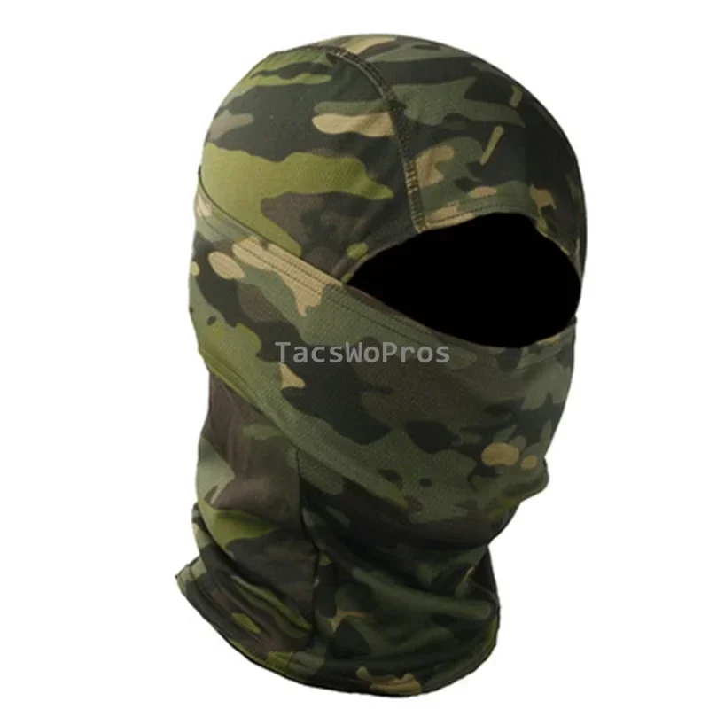 Camouflage Tactical Balaclava Full Face Scarf Mask Hiking Cycling Hunting Mask Cover Airsoft Shooting Cs Masks