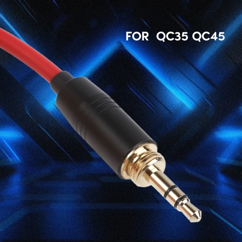 Cavo per cuffie da gioco con connettore placcato oro Y6U6 da 2,5 mm a 3,5 mm per QC35 QC45