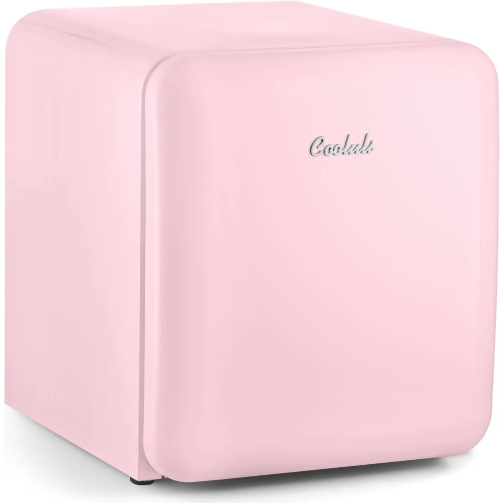 1.7 cu ft Mini Fridge - Small Refrigerator for Bedroom, Office, College Dorm Room - Smart Temperature Control (Pink, 1.7 cu.ft)