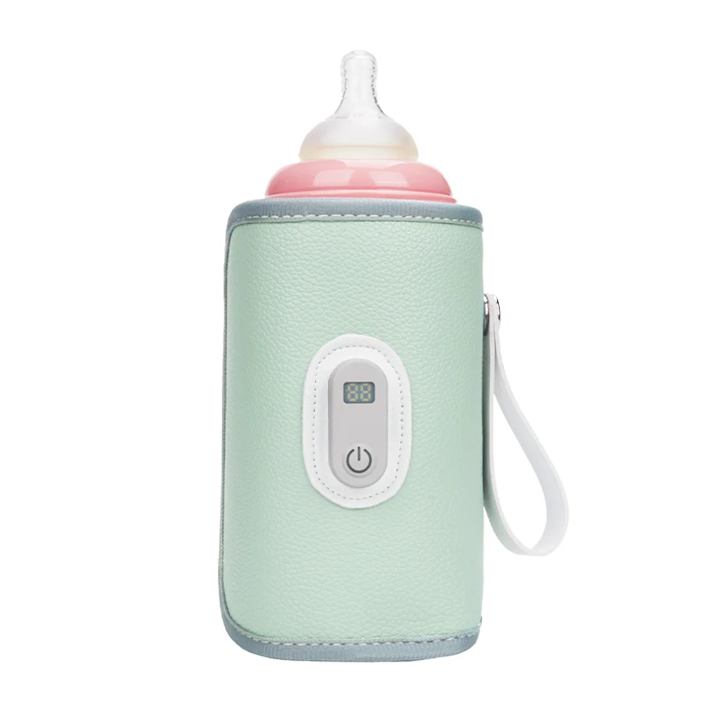 Digital Milk Bottle Insulation Cover for Children Universal Heating Milk Bottle Cover for Infants Outdoor Portable Milk Warmer