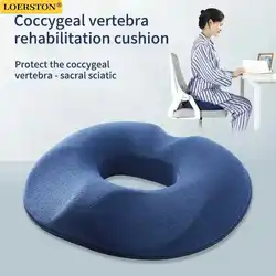 Orthopedic Memory Foam Donut Pillow Coccyx Seat Cushion Hemorrhoid Cushion Tailbone Cushion for Pregnant Butt Cushion
