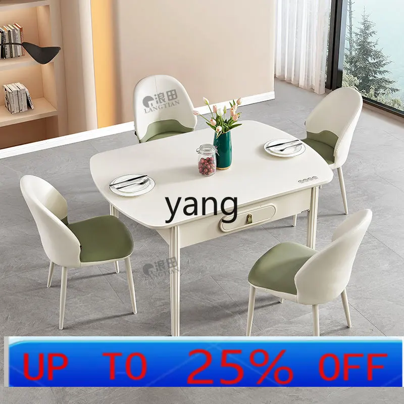 

CX solid wood mahjong dining table dual-purpose integrated household multi-function electric modern dining table