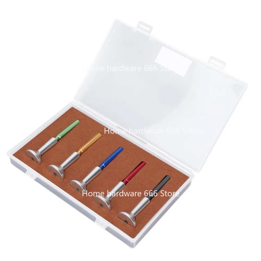 

Набор инструментов для ремонта часов: металлические масляные ручки (5 шт.) для заправки механизмов, включая подставку