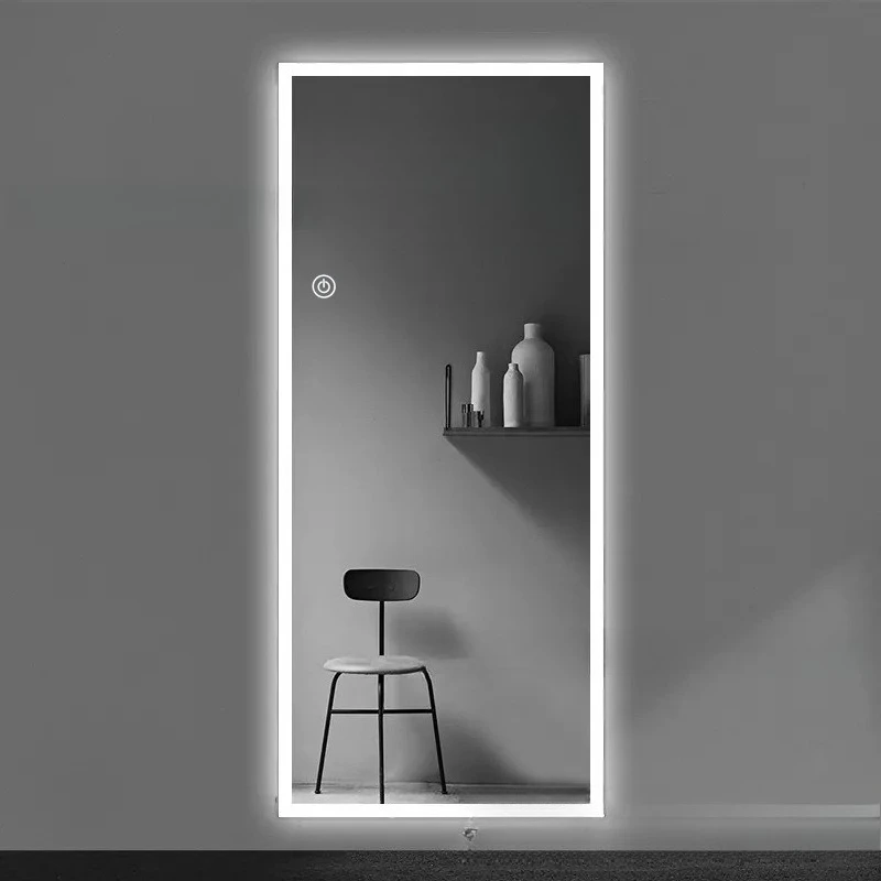 High-end hotel gym bedroom long smart makeup mirror bathroom mirror Android magic mirror waterproof with touch screen