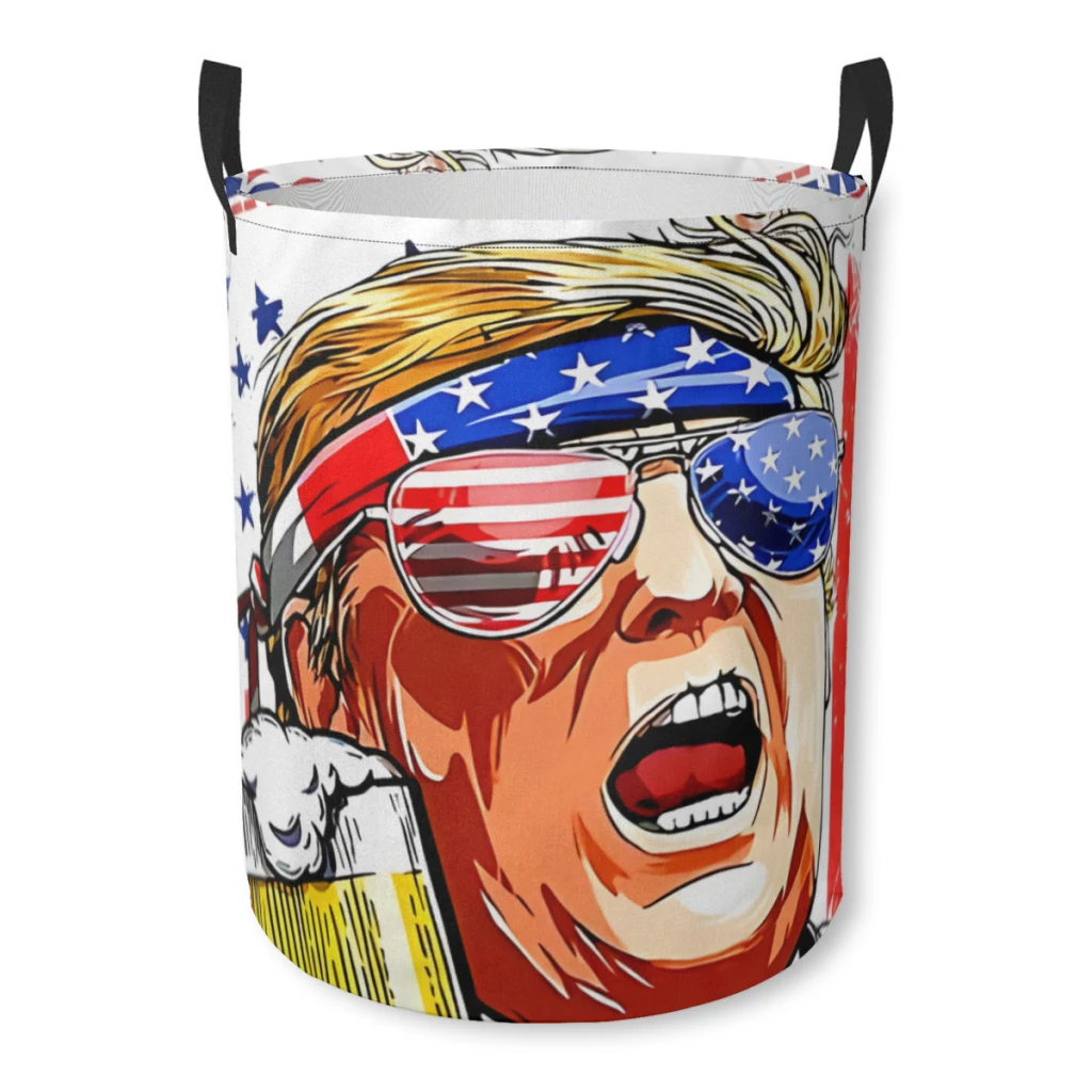 

Laundry Basket Donald Trump Yep Still Fabric Laundry Moving Folding Dirty Laundry Basket