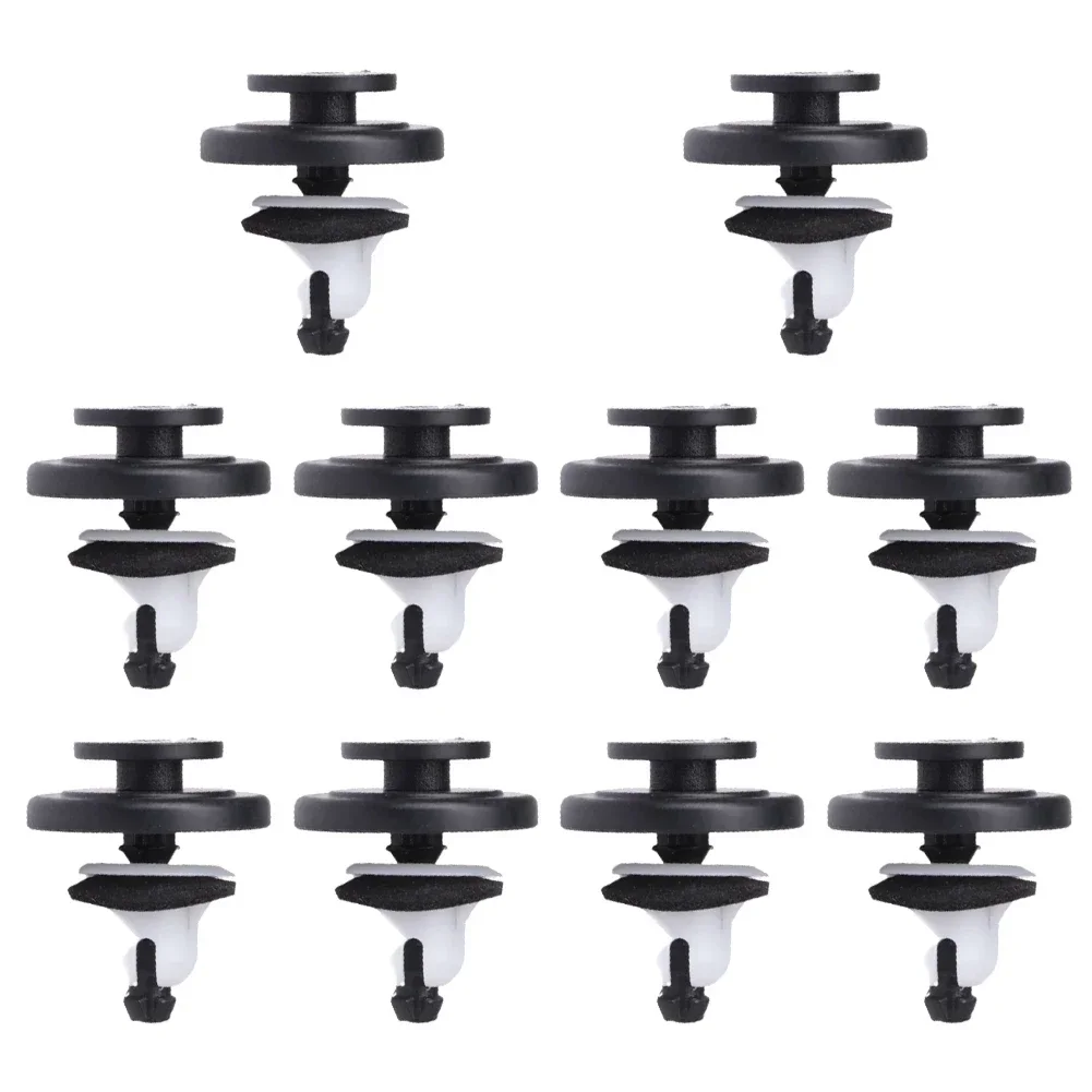 10pcs Car Tailgate Spoiler Clips 91513-T6A-003 For Honda For Civic Si 2017 For CR-V 2017-2021 For CR-V 2020-2021 For HR-V