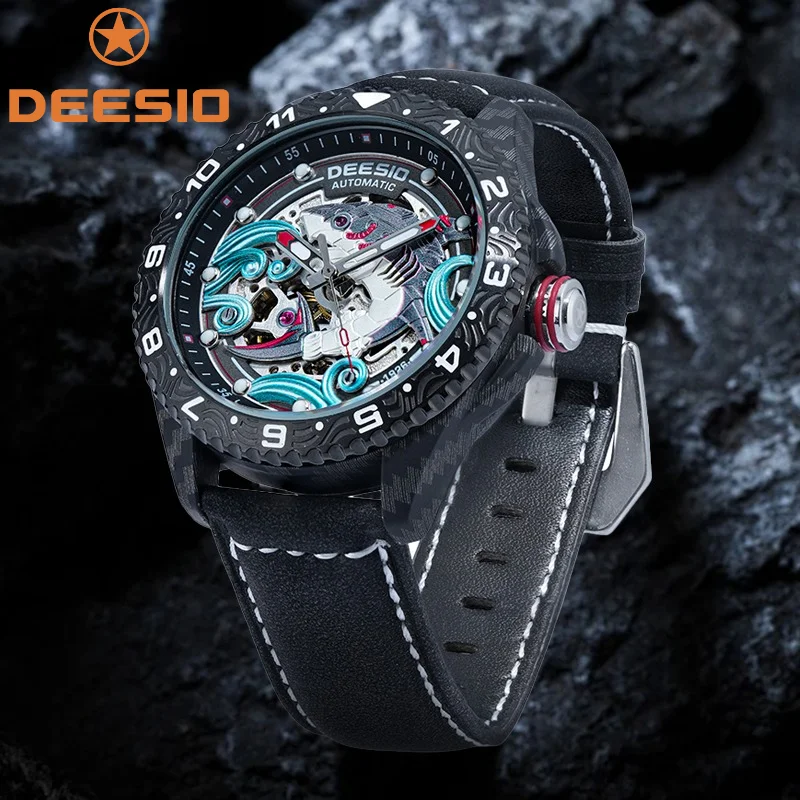 

Deesio D6002FB Design Watches Fashion Sports Automatic Movement Man Watch for Wrist Waterproof Mechanical Clock Wristwatches Y2k
