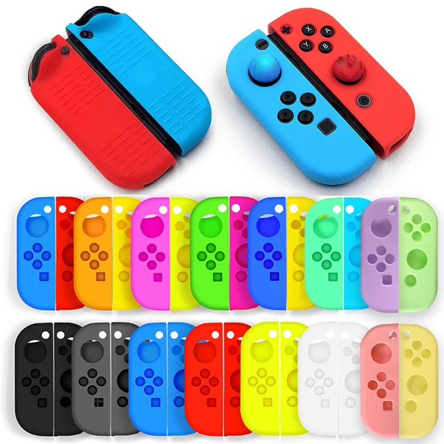 Dla przełącznika Joycon rączka do walizki silikonowe etui na przełącznik Ns kontroler ochrony dla Nintendo przełącznik Oded akcesoria zamienne
