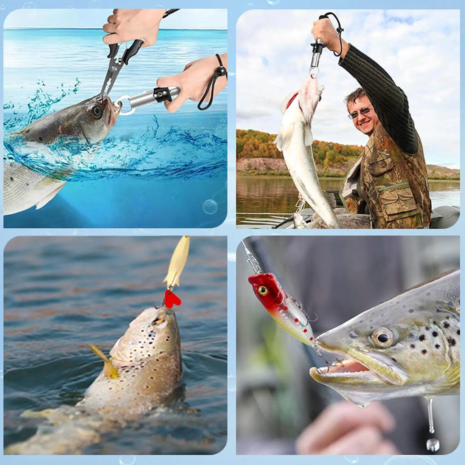 

Рыболовные снасти, многоразовые аксессуары для рыб, 24-дневные праздничные чулки, рождественские рыболовные снасти, обратный отсчет для взрослых