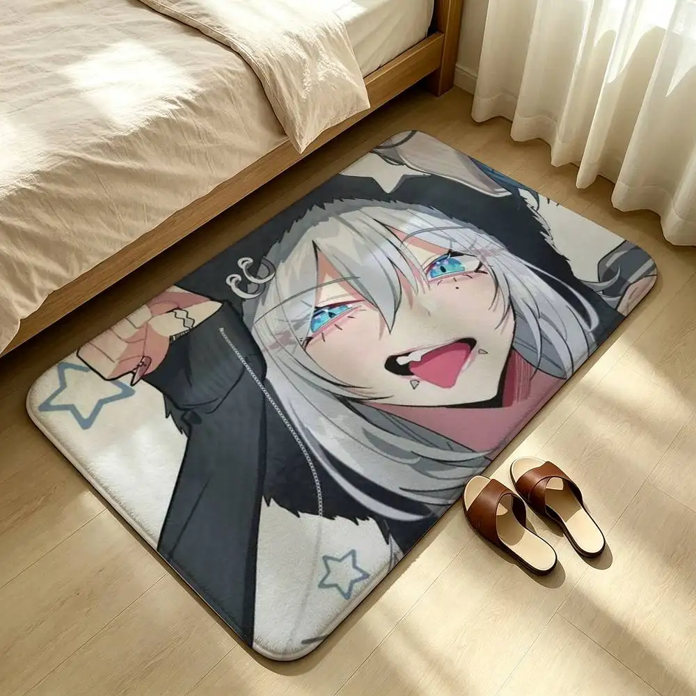 Haimiya-senpai wa Kowakute Kawaii Haimiya Mio  Shower Room Absorbent Small Floor Mat Soft Comfortable Decorative Foot Mat