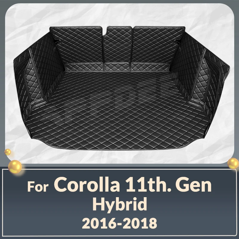 Auto Full Coverage Trunk Mat For Toyota Corolla Hybrid 2016-2018 17 Car Boot Cover Pad Interior Protector Accessories