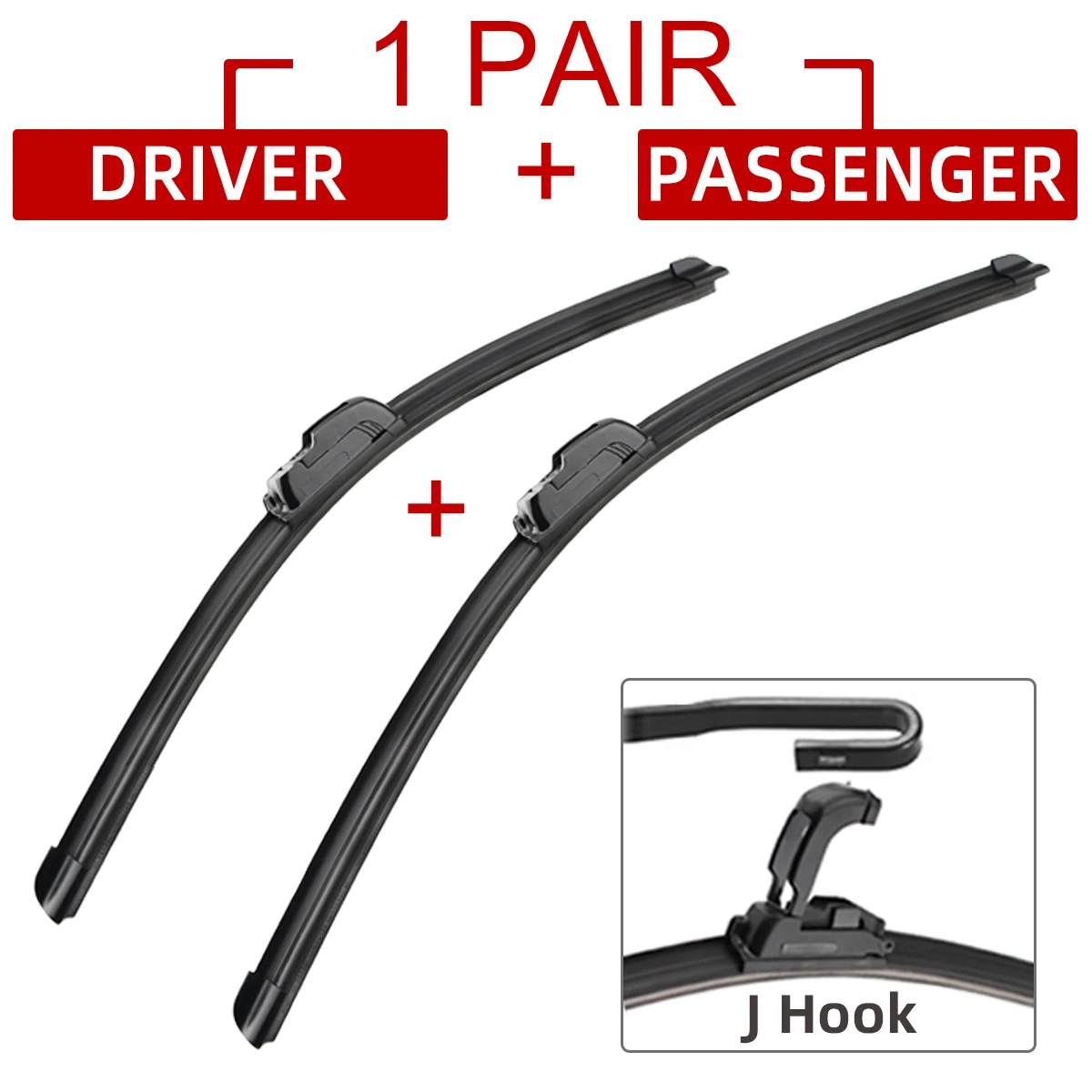 For Toyota Land Cruiser Prado J90 100 200 1996-2021 Car Accessories Front Windscreen Wiper Blade Brushes Wipers U Type J Hooks