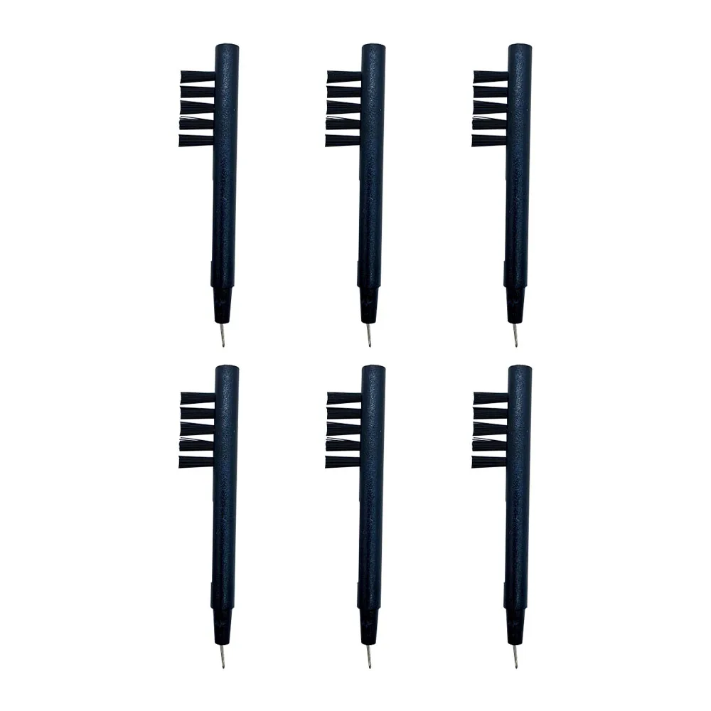 6 قطعة السمع تنظيف السمع مكبر للصوت تنظيف فرشاة مع حلقة الشمع المغناطيس السمع ملحق السمع تنظيف أداة