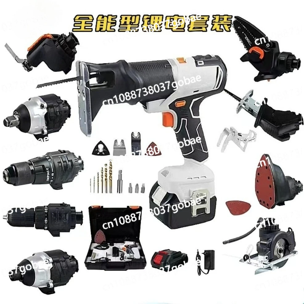 All-round woodworking multi-functional set, ten functions in one combination saw, diagonal woodworking tools