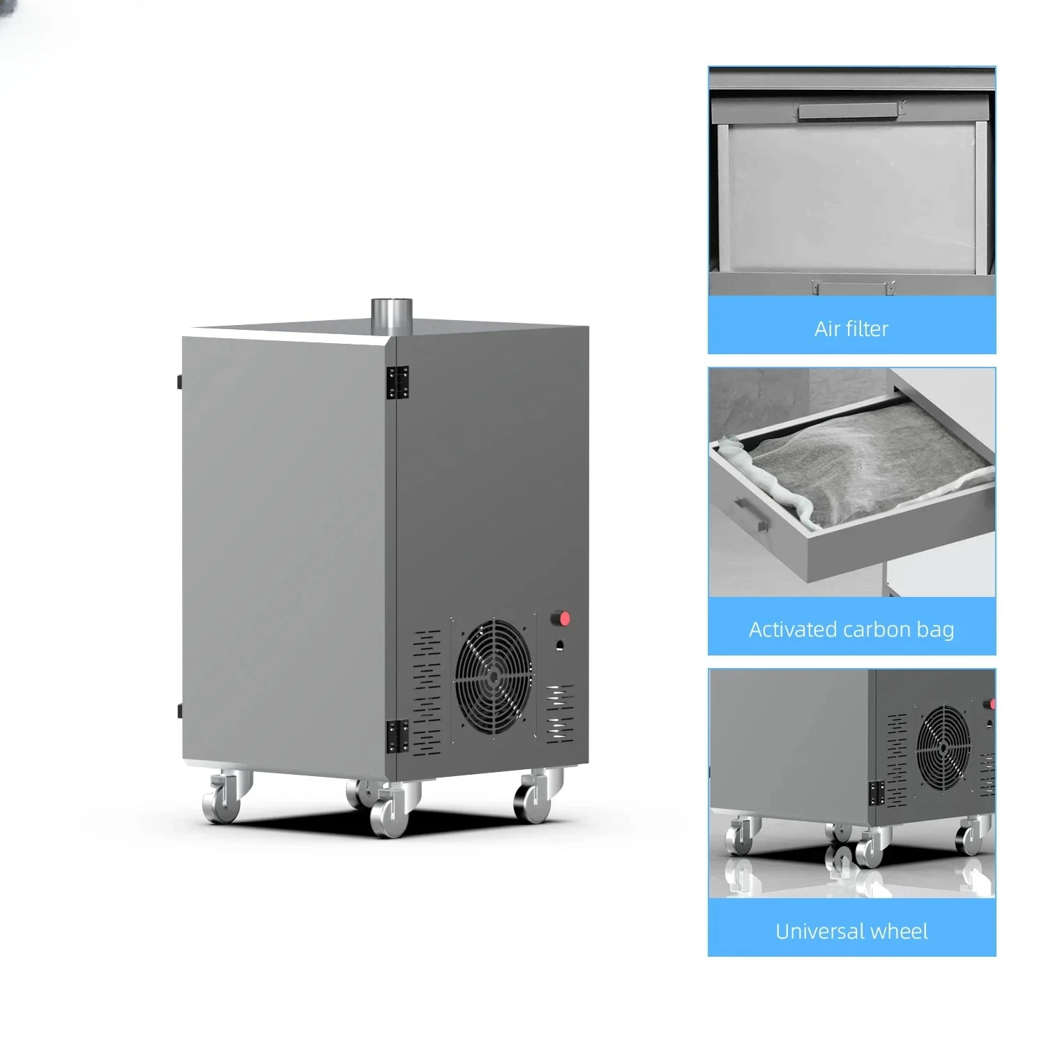 CY50 Factory Prices DTF Printer Lampblack Smoke Air Filter Making Machine for Gas Disposal Machinery