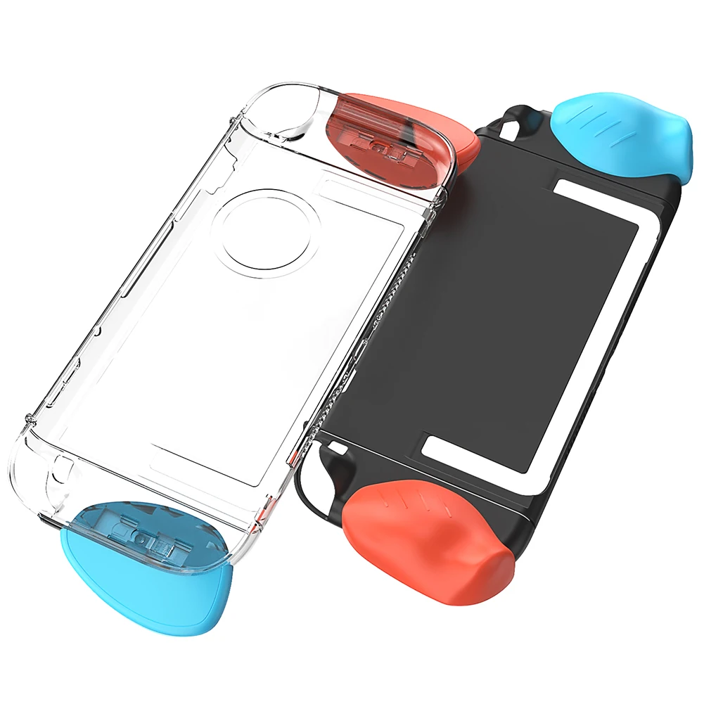 Para switch 2 cristal protetor caso duro capa anti-risco pc capa dura destacável caso do console de jogo com apertos