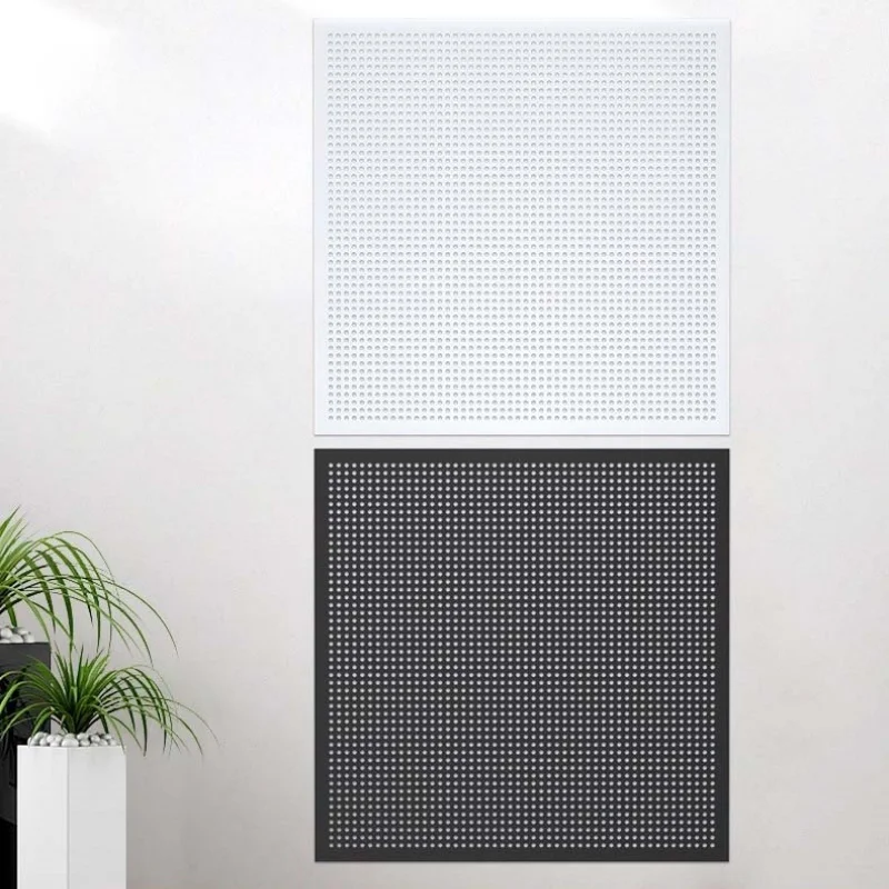 1PC White PP Plastic Perforated Board DIY Orifice Plate Wall Mount Shelf Peg Board Plastic Board Thick 1mm 2mm 3mm 4mm 5mm