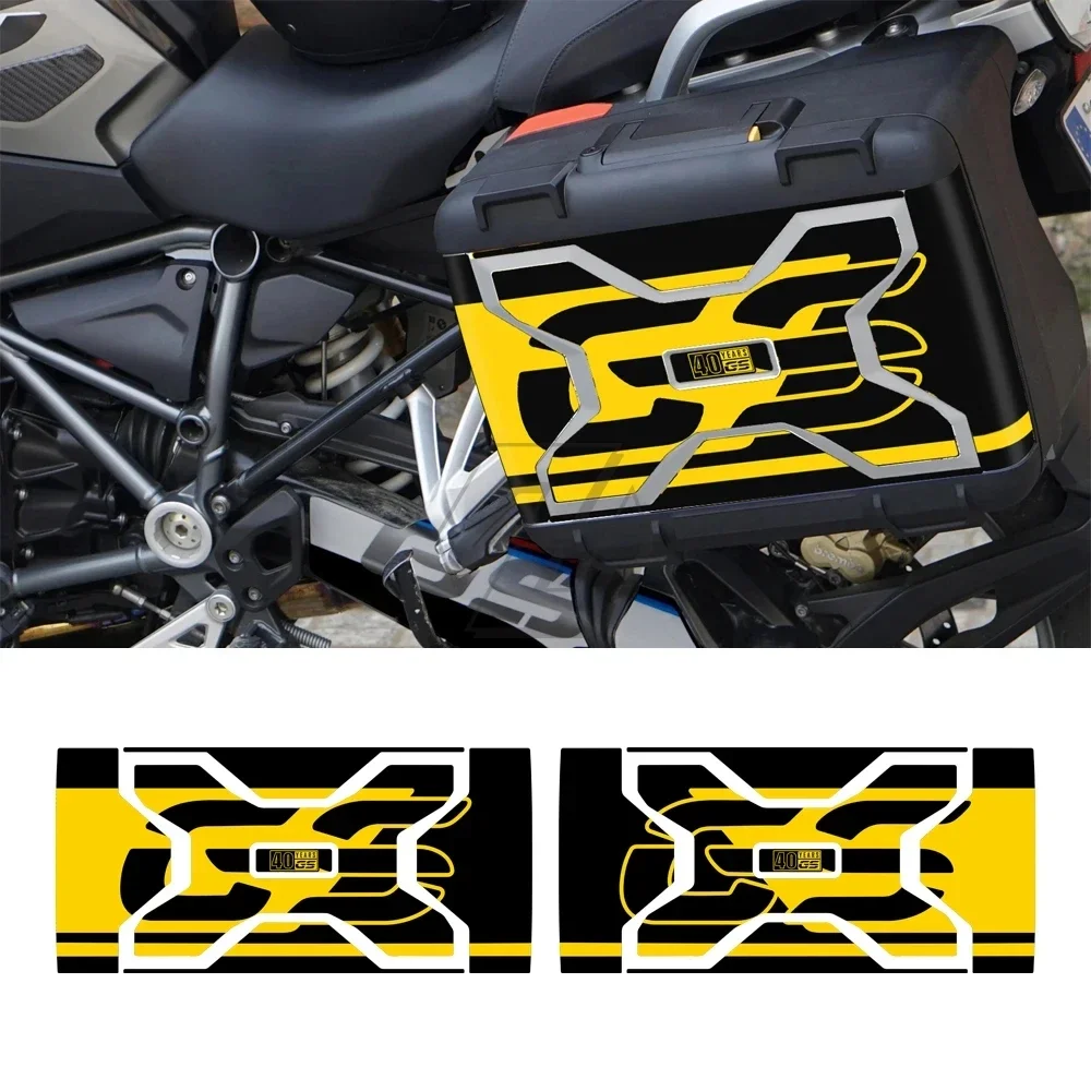 For BMW Motorrad Vario Case 2013-2020 W/ R1250GS R1200GS 40 Year GS Decals Motorcycle Sticker