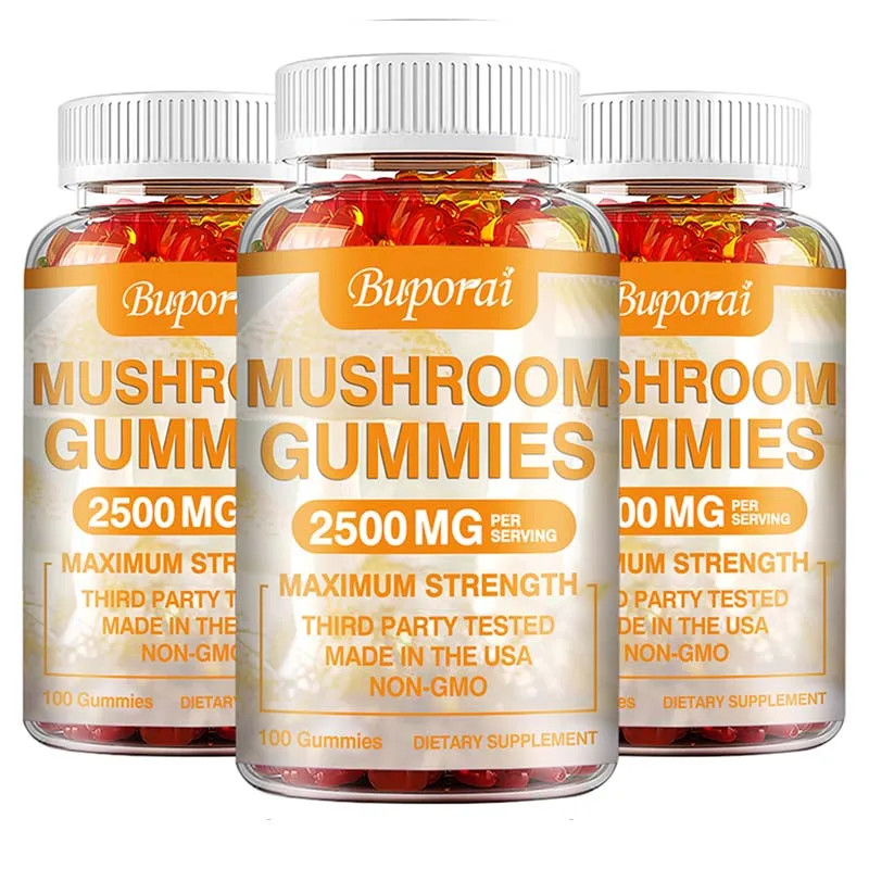 

Mushroom Gummies - Enhance The Immune System, Improve Memory, Protect Brain Nerves, Promate Slepp Health