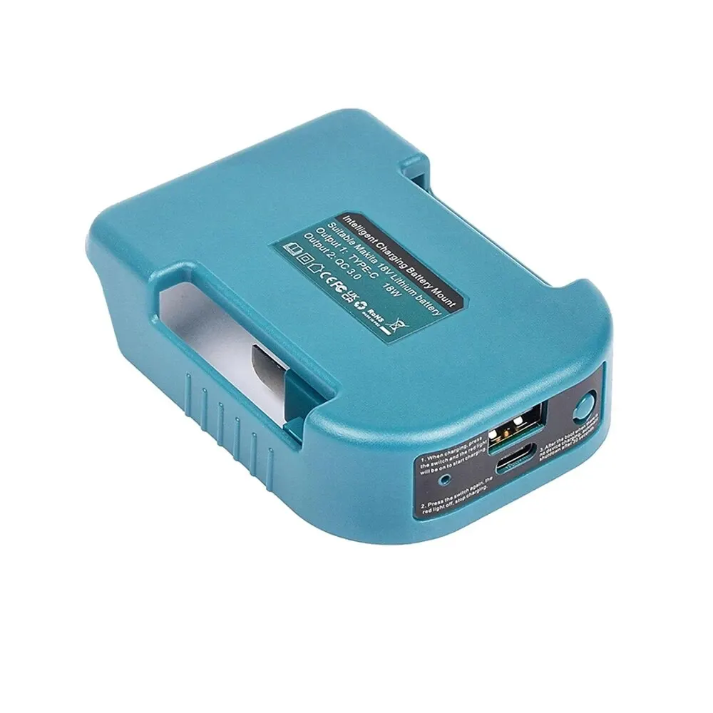 Voor Makita 18V Met USB Met Type-C Batterij Houder Voor Makita 18V Batterij BL1840 BL1850 BL1860 Lader adapter Opladen